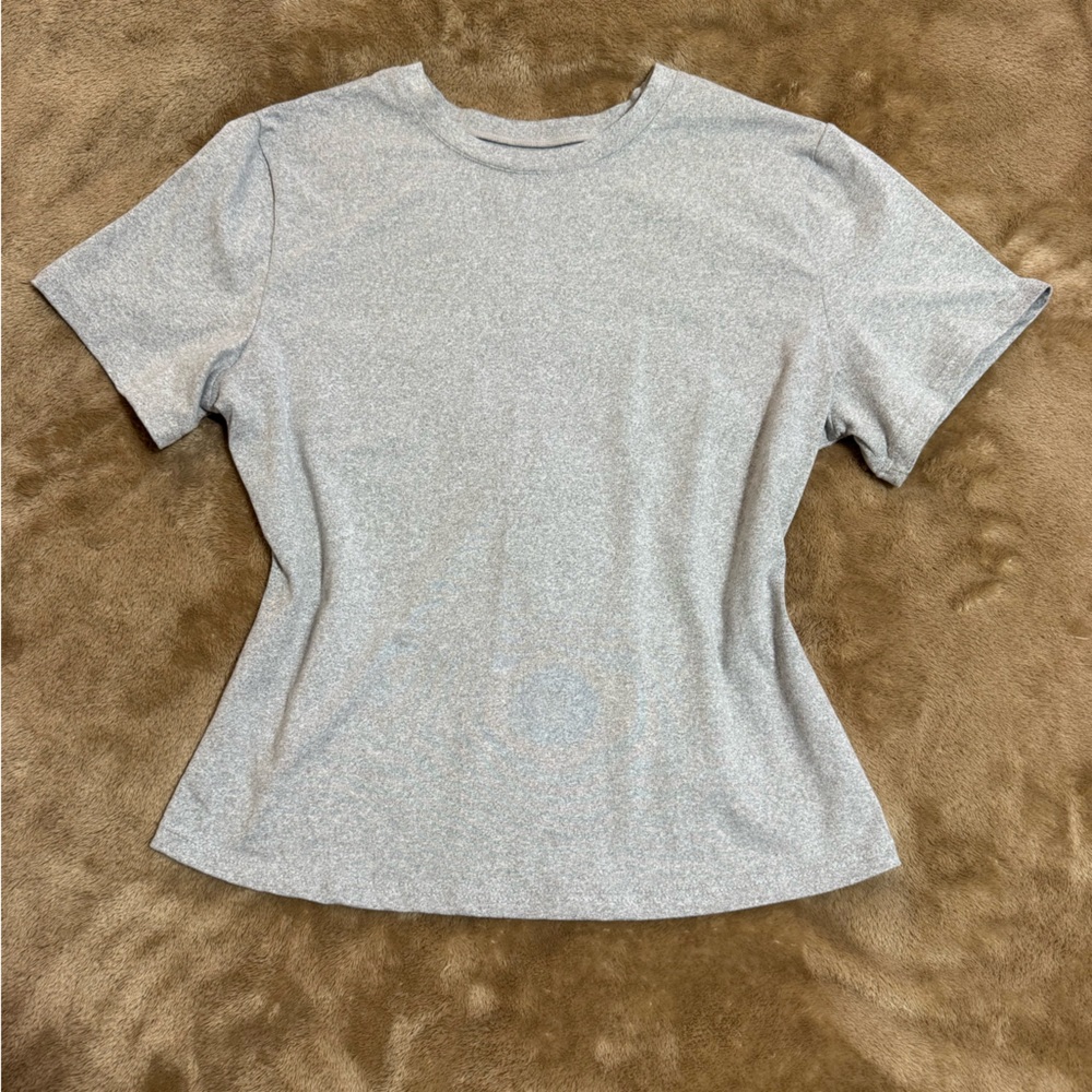 Gray Short Sleeve Compression T-Shirt
